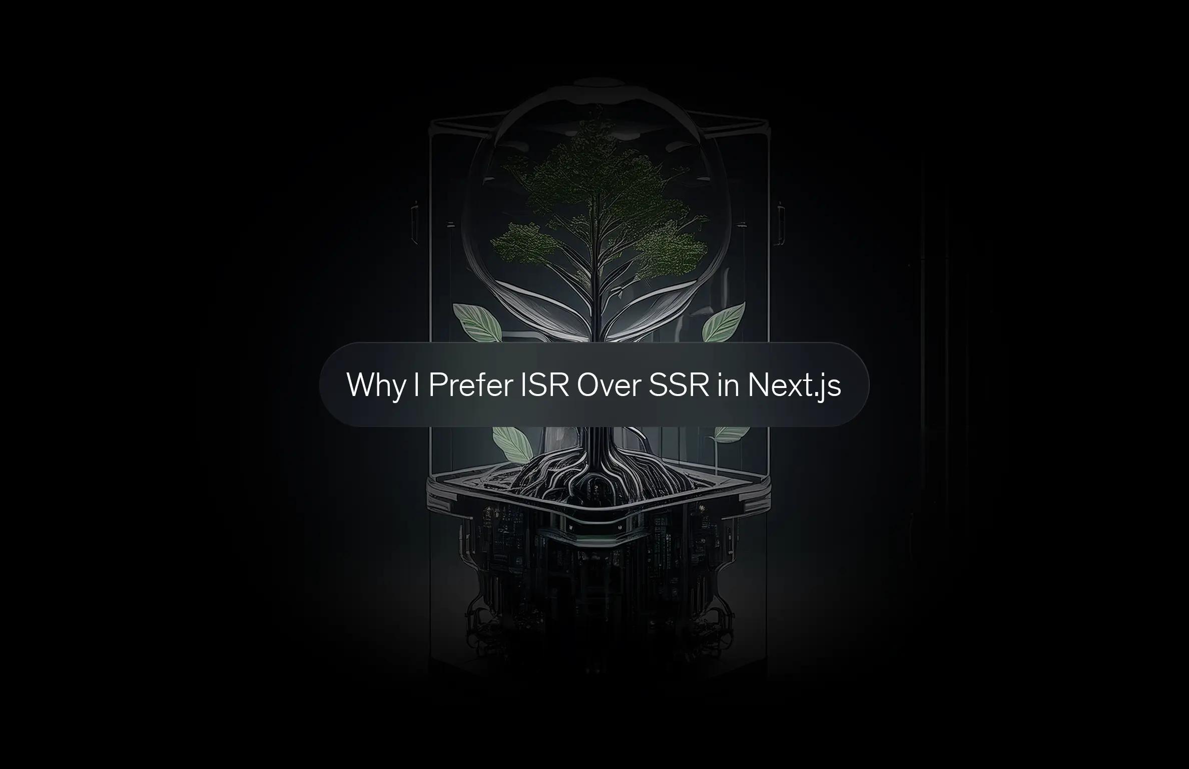 Why I Prefer ISR Over SSR in Next.js