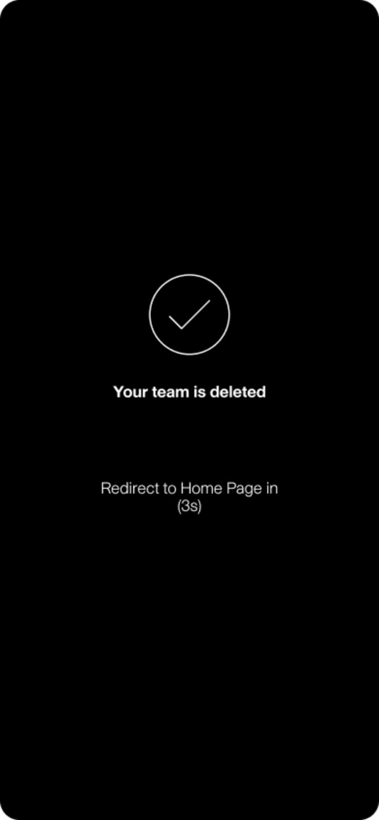 Delete Team